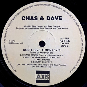 Chas & Dave - Don't Give A Monkey's...