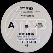 Load image into Gallery viewer, Lene Lovich - Say When