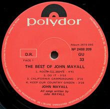 Load image into Gallery viewer, John Mayall - The Best Of John Mayall