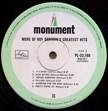 Load image into Gallery viewer, Roy Orbison - More Of Roy Orbison&#39;s Greatest Hits