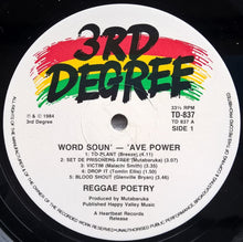 Load image into Gallery viewer, Reggae Poetry - Word Soun&#39; - &#39;Ave Power