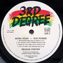 Load image into Gallery viewer, Reggae Poetry - Word Soun&#39; - &#39;Ave Power