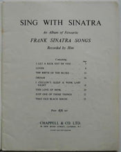 Load image into Gallery viewer, Sinatra, Frank - Sing With Sinatra